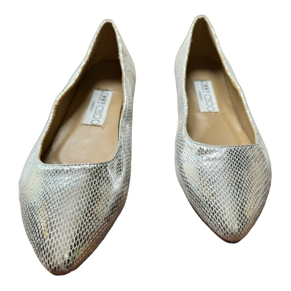 Jimmy Choo Glitter ballet flats 39EU - Picture 5 of 10